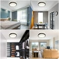 thumbnail image 5 of MingBright 13" LED Flush Mount Ceiling Light Fixture Dimmable 3CCT, For Bedroom, Dining Room, Home Office, Study, Kitchen, Living Room, cETL Listed, 5 of 8
