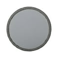 thumbnail image 5 of Noble House Caspian Indoor Modern Boho Wicker Side Table with Tempered Glass Top, Gray, 5 of 8