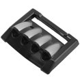 thumbnail image 3 of Marco de luz de techo RC, plástico duradero, negro y plateado, práctico y fácil de reemplazar, accesorios para coche para Wltoys, 3 of 14