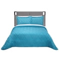 thumbnail image 1 of Edredón Bordado Con Fundas King Size Azul Bolonia, 1 of 4