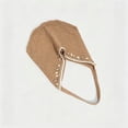 thumbnail image 5 of Luvior Women’s Knitted Hollow Beach Tote – Large Capacity Woven Shoulder Bag, Breathable Casual Travel Purse for Summer Khaki, 5 of 5