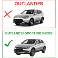 thumbnail image 5 of ERKUL Roof Side Rails Rack for Mitsubishi Outlander Sport ASX 2011-2024 | All Weather Roof Rack Aluminum Side Rails for Rooftop, Luggage Carrier, Kayak, Canoe, Ski, Snowboard | Black, 5 of 7