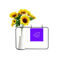 thumbnail image 1 of Knowledge Classroom Paper Pen Writing Artificial Sunflower Vases Bottle Blessing Card, 1 of 3