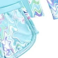 thumbnail image 6 of Little Girl Swimsuit 24Months Girls Swimsuit Halterneck Tankini for Girls Two Piece Swimsuit Tropical Printed Swim Shorts Ruched Bathing Suit 9-16T, 6 of 6