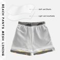 thumbnail image 3 of FORMRS Boys Swim Trunks Quick Dry Mesh Liner Boardshorts Sizes XS-XL, Cute Ghosts, 3 of 7