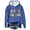 Blue, variant on Women's Hoodies Trendy Pullover Sweatshirts Juniors Comfy Long Sleeve Loose Blouses Teen Girls Fashion Letter Print Pullover Hooded Tops Fall Clothes,Black,Small
