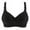 Black, variant on Sngxgn Double S upport Wireless Bra, Lace Bra with Stay-in-Place Straps, Full-Coverage Wirefree Bra(Beige,38)