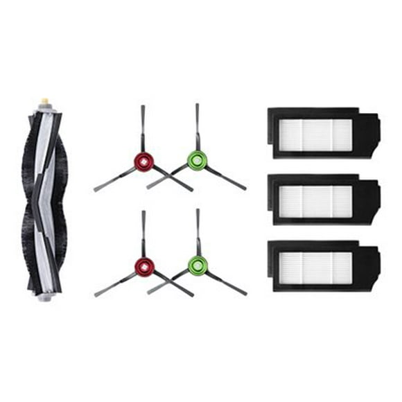 ECOVACS - kit d'Accessoires - pour Aspirateur Robot - Noir - pour DEEBOT X1 OMNI, X1 PLUS, X1 TURBO