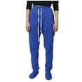 thumbnail image 1 of Pantalones informales con forro polar para mujer: cintura elástica, color liso, comodidad invernal para casa y salir, 1 of 8