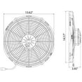 thumbnail image 6 of SPAL 30102044 13" Puller Fan 12 VOLT High Performance Curved Blade 1777 cfm, 6 of 7