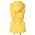 thumbnail image 4 of Made by Olivia Women's Drawstring Lightweight Loose Fit Sleeveless Vest Utility Jacket, 4 of 7