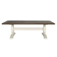 thumbnail image 3 of Pemberly Row 94" Reclaimed Pine Dining Table in Lark Brown/Antique White, 3 of 8