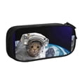 thumbnail image 2 of Vsdgher Cat Astronaut Print Large Capacity Pencil Case Pouch with Zipper, Portable Aesthetic Big Capacity Pencil Cases Pen Office Travel Stationery Bag, 2 of 8