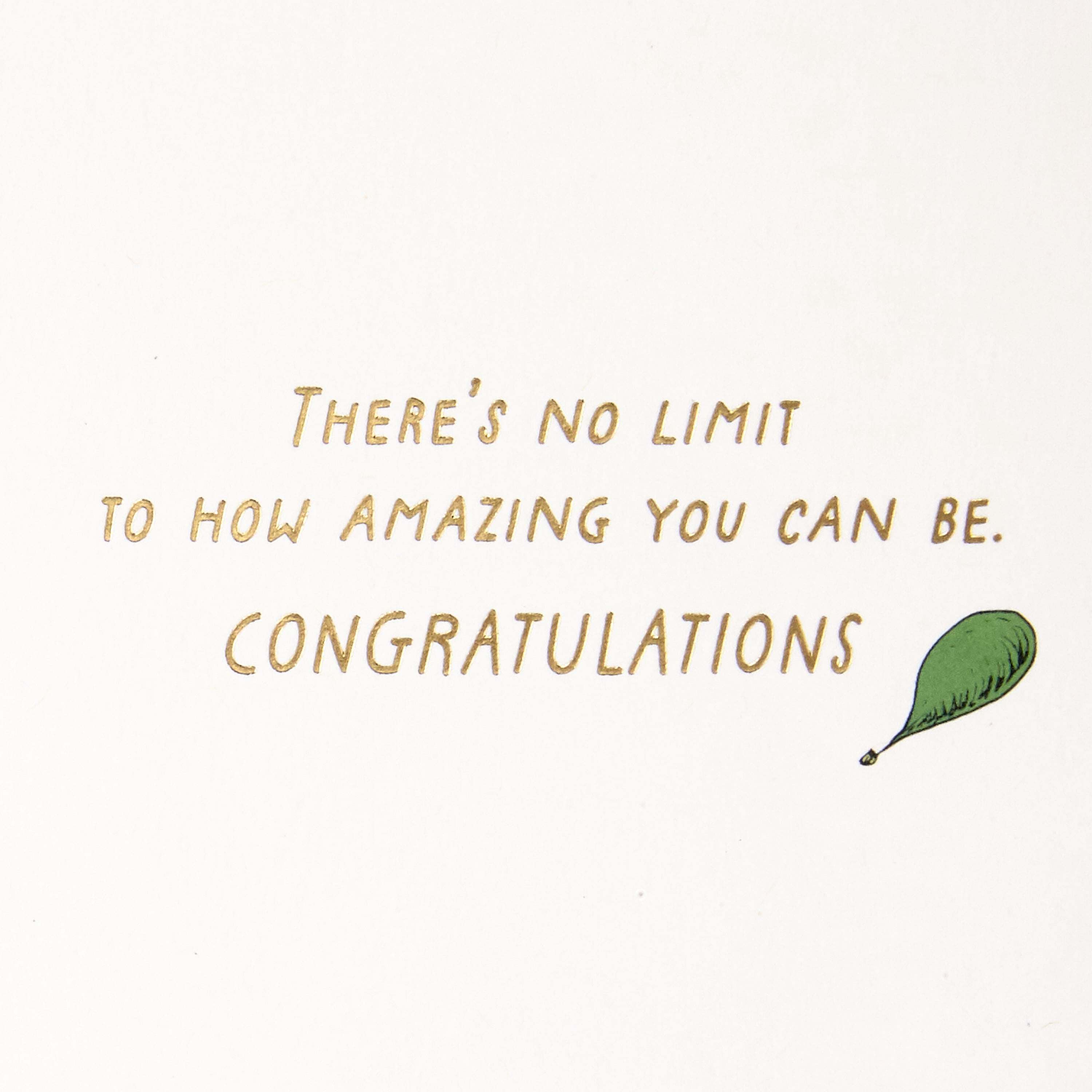Hallmark 0699GET3025 Decorative Congratulations Greeting Card, Cream 5.00 x 0.21 x 7.19 Inches