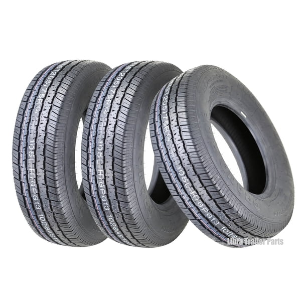 Set 3 Grand Ride Premium Trailer Tires ST 205/75R14 / 8PR Load Range D
