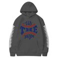 thumbnail image 3 of MHFRRA Sudadera con Capucha para Hombre con Estampado de Fútbol, Informal, Holgada, para Uso Diario, Cómoda y Cálida Gris oscuro, 3 of 3