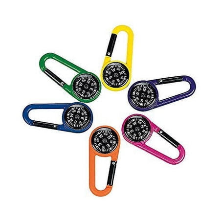 Plastic Compass Clips - Party Favors - 12 Pieces
