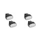 thumbnail image 1 of Soidarity 2 luces para bicicleta, lámpara para manillar, suministros para ciclismo, trasera recargable, instalación práctica, luces traseras Blanco Luz delantera 2piezas, 1 of 6