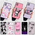 thumbnail image 2 of Funda de teléfono suave negra Melody kuromi para Samsung Galaxy A10s A02s A20e A10 A40 A02 A01 A03 Core A04 A70 A50 A03s A04s xuanjing  unisex, 2 of 2