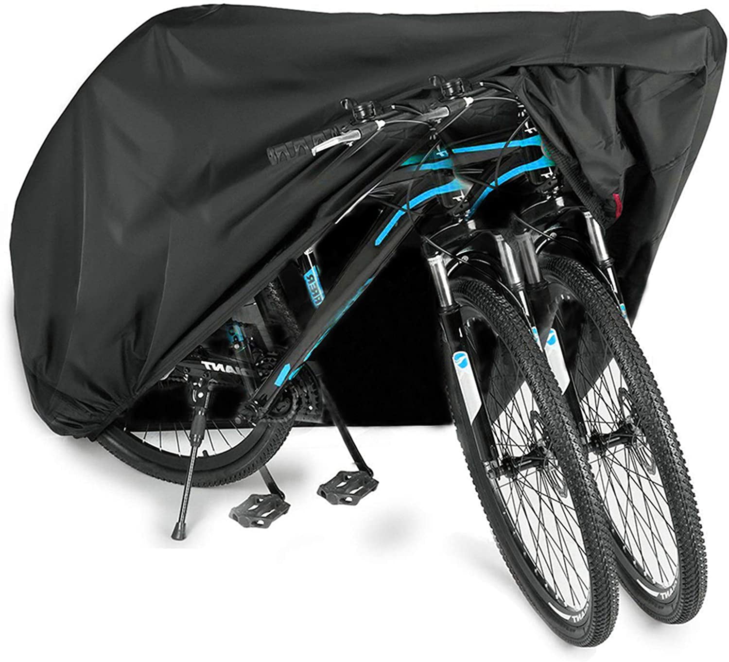 Outdoor Waterproof Bicycle Cover with Lock Hole Rain Sun UV Dust Wind Snow Proof Bike Storage for Mountain Bike Bike Cover 