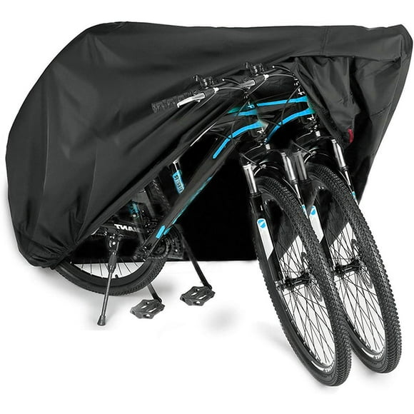 WAEKIYTL Bike Cover Waterproof Outdoor XL XXL Bicycle Cover for 2 Bikes Oxford Fabric Rain Sun UV Dust Wind Proof