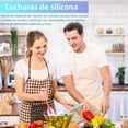 thumbnail image 2 of 4 Espátulas Flexibles de Silicona - Espátulas de Silicona, Sin BPA, Resistente al Calor, Antiadherente, para Repostería, Cocinar, Hornear y Usar en la Cocina, 2 of 4