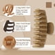 thumbnail image 3 of Paquete de 8 pinzas para el cabello grandes esmeriladas, Pinzas para el pelo antideslizantes, pinzas para el pelo con forma de garra, para cabello grueso y fino, accesorios para peinar el cabello de, 3 of 5