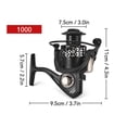 thumbnail image 7 of Carp 13+1 Ball Bearings Fishing Reel Metal Nylon Lightweight Hollow Carp Fishing Reel, 7 of 7