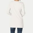 thumbnail image 5 of Clearance Sales Today Deals Prime Women's Long Sleeve Basic Shirts V Neck Top Basic Stretch Cotton Relaxed Slim Fit T Shirt Cute Trendy Blouses, 5 of 8