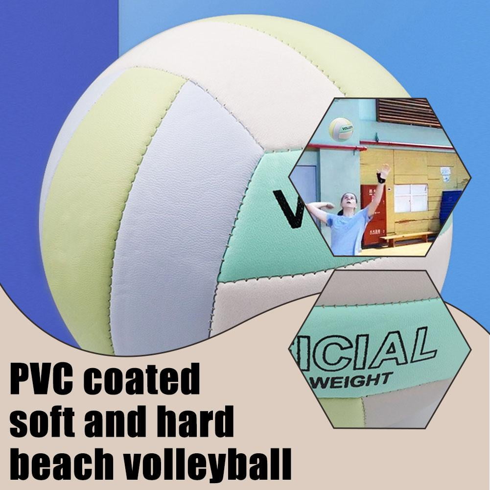 Volleyball Soft Official Size 5 Volleyball,Training Waterproof Volleyballs for Indoor Outdoor Beach Pool Beginner Teenager Adult with pump