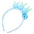 thumbnail image 2 of KAKOWELY Diadema de conejito con pompón de Pascua, bonita diadema para fiesta, disfraz de cosplay, 2 of 4