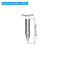 thumbnail image 2 of Uxcell 0.45mm Line Width Fountain Pen Nib Replacement 304 Stainless Steel for Drawing Writing 20 Pcs, 2 of 5