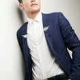 thumbnail image 1 of Greenadscape Collar Alas De Ángel Plateado Con Y Borla Para Traje De Y Mujer, 1 of 8