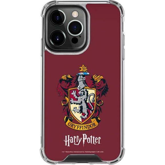 Skinit Wizarding World Harry Potter Gryffindor House Crest iPhone 15 Pro Max Clear Case