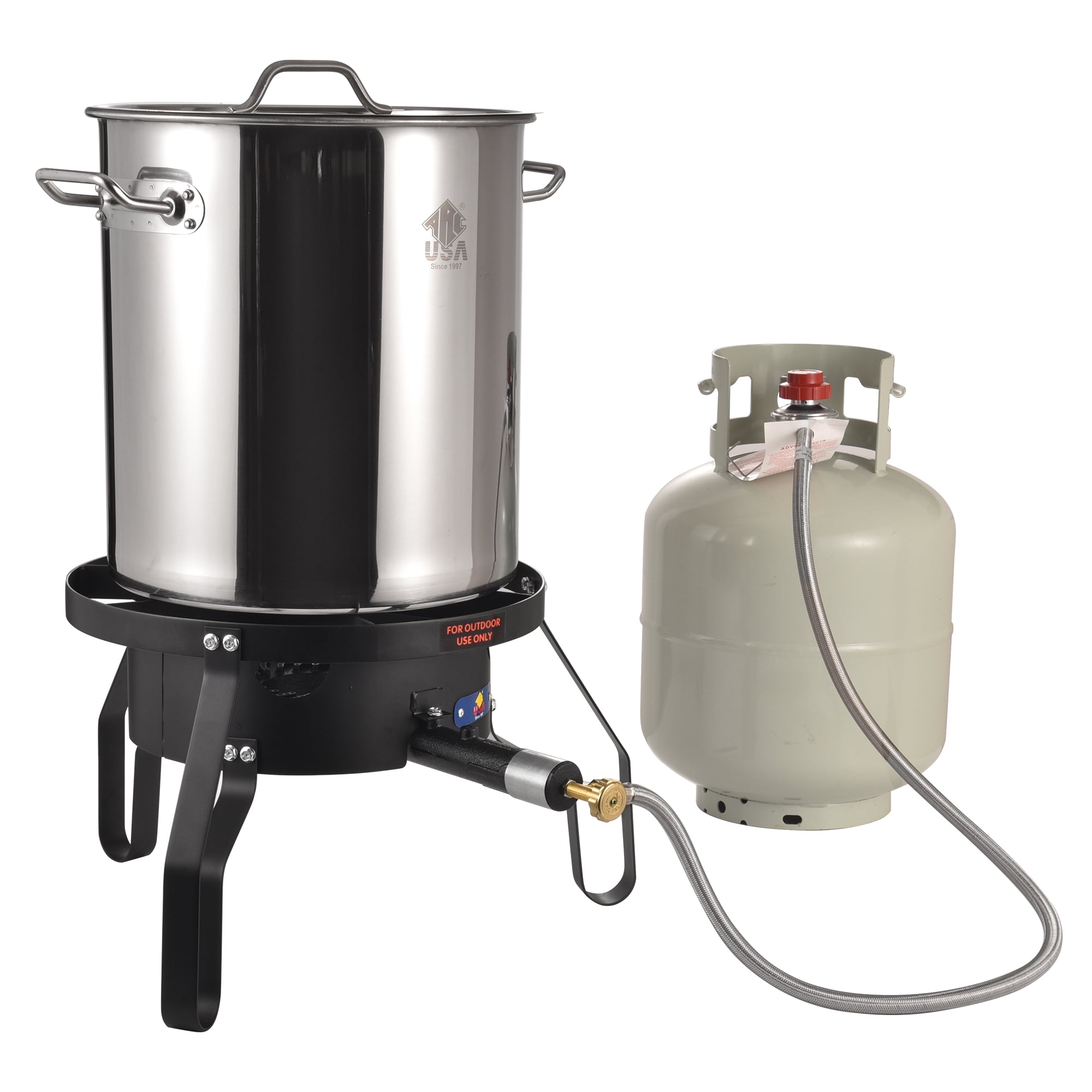 Outdoor 100,000BTU Portable Propane Burner Camping Stove Backyard Cooking