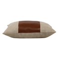 thumbnail image 6 of LR Home Estate Linen Poly Filled Pillow in Tan/Brown, 14" x 20", 6 of 9
