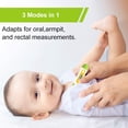 thumbnail image 5 of Termómetro oral digital para niños, bebés y adultos, utilizado para medir la temperatura de la boca, el recto y las axilas con fiebre y alarma (color aleatorio), 5 of 5
