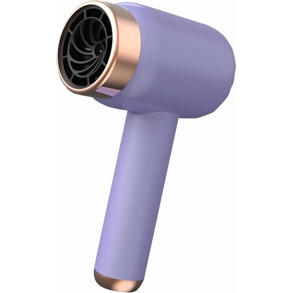 ZhyrZng Cordless Rechargeable Hair Dryer with Battery, USB Portable Blow Dryer, 3 Adjustable Hot and Cold Air Settings, Wireless Hair Dryers with Battery for Travel Camping Use