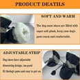 thumbnail image 4 of Dog Boots Dog Snow Boots for Winter, Dog Winter Boots Dogs with Anti-Slip Sole and Plush,Boots & Paw Protecto with Reflective Straps for Small Medium Dogs 4PCS, 4 of 6
