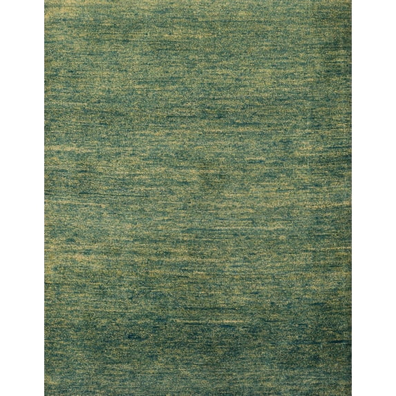 Ahgly Company Machine Washable Indoor Rectangle Abstract Fuchsia Magenta Green Area Rugs, 5' x 7'