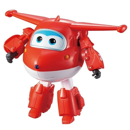 Super Wings Transforming Jett Toy Figure | Plane | Bot | 5â€ (Best Toy Deals Today)