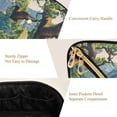 thumbnail image 5 of FORMRS Makeup Bag Travel Cosmetic Organizer for Women Fold Flat Zipper Pouch with Handle, Pine Tree, 5 of 8