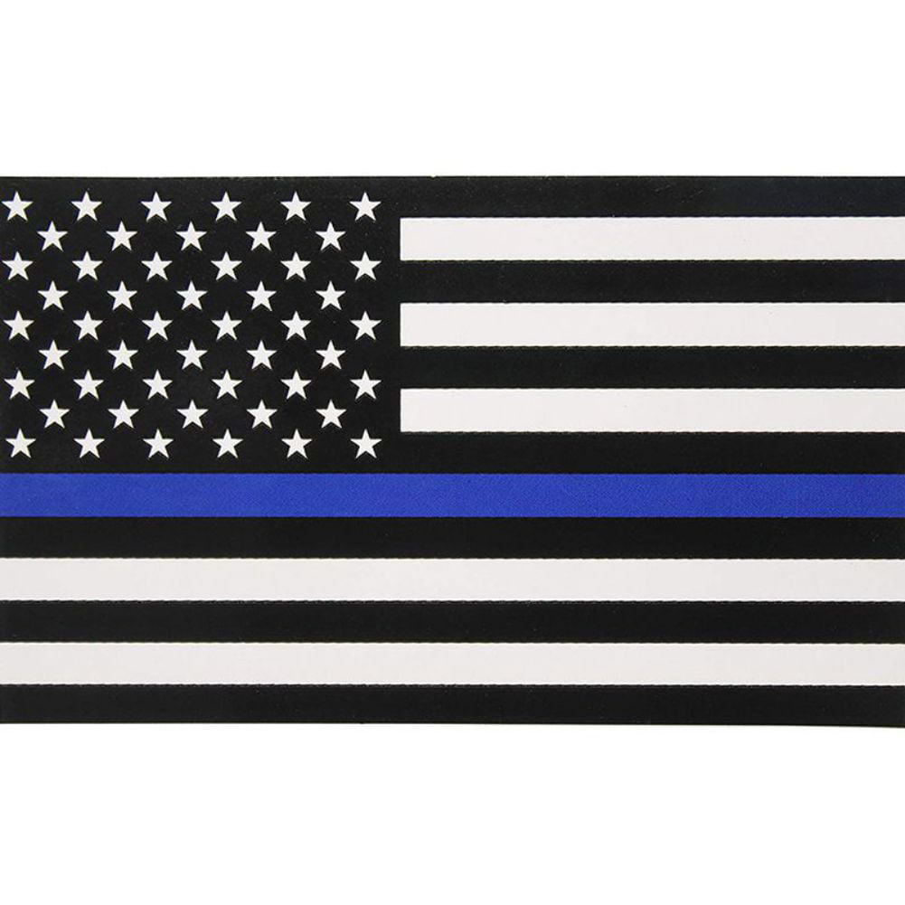 5pcs Police Officer Thin Blue Line American Flag Car decal stickers graphic 