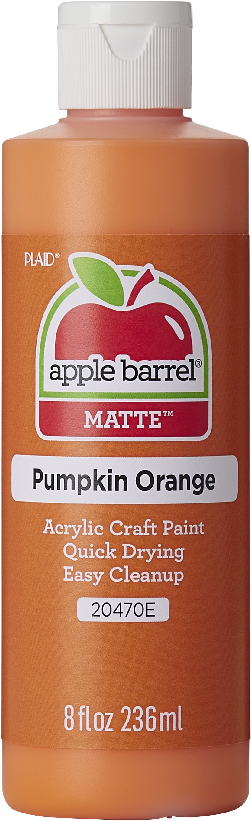Apple Barrel 8 OZ PUMPKIN ORANGE 15 CT PDQ