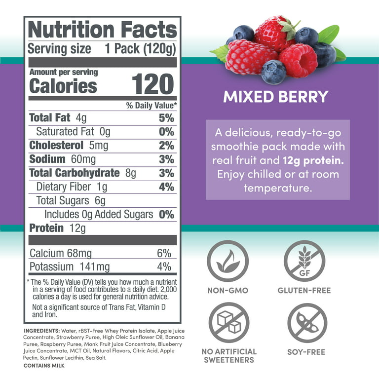 Designer Wellness Protein Smoothie - Mixed Berry - Shop Diet