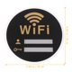 thumbnail image 4 of Exquisito letrero acrílico de wifi, útil adhesivo de pared, recordatorio de contraseña de wifi (15 x 15 cm), 4 of 5