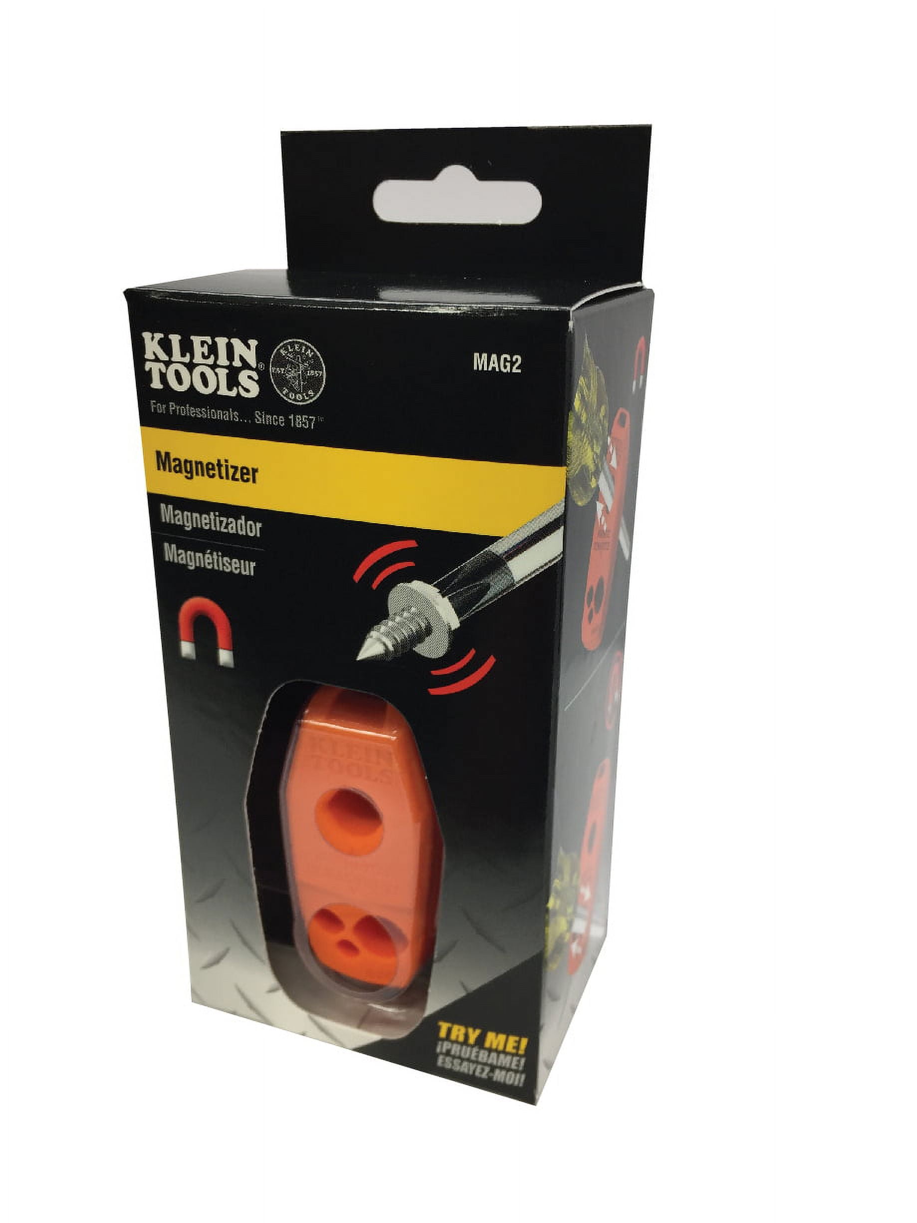 Klein Tools Magnetizer Demagnetizer, Magnetic Screwdriver and Bit