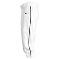 thumbnail image 3 of Nike Team Vapor Pro High Knickers Piped Men's Baseball Pants, White/Navy, XXL, 3 of 5