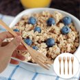 thumbnail image 4 of 4pcs Salad Stirring Fork Lightweight Household Cooking Tool Wooden Kitchenware, 4 of 8