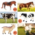 thumbnail image 2 of Juego de tractores Farm Toy con 40 piezas de animales de plástico y valla para niños de 3 a 12 años, 2 of 7